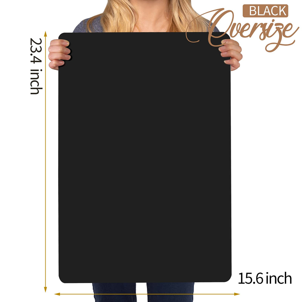 LEOBRO Silicone Mat, 23.4”x 15.6”Large Silicone Mats for Crafts, Playdough Mat, Thick Silicone Sheet for Jewelry Resin Molds, Nonstick Clay Mat, LEOBRO