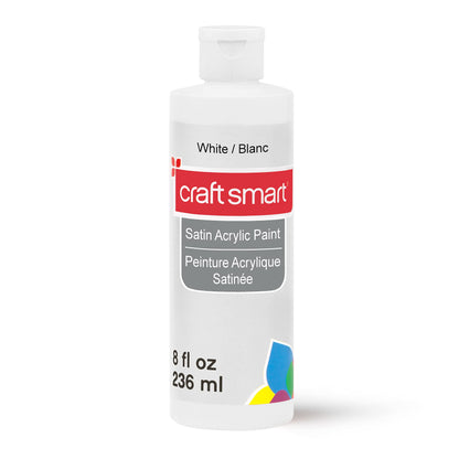 Craft Smart 8 Pack: Satin Acrylic Paint, 8oz. - WoodArtSupply