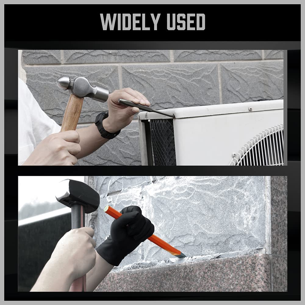 HORUSDY 28-Piece Heavy Duty Punch and Chisel Set, Including Taper Punch, Cold Chisels, Pin Punch, Center Punch HORUSDY