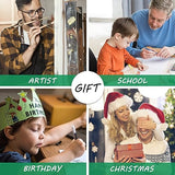 Hardcover Sketch Book, Square Sketchbook with 120LB/200GSM Thick Drawing Paper, 120 Pages/60 Sheets Sketch Pad for Adults and Kids, Large Mixed Media VANRTTO