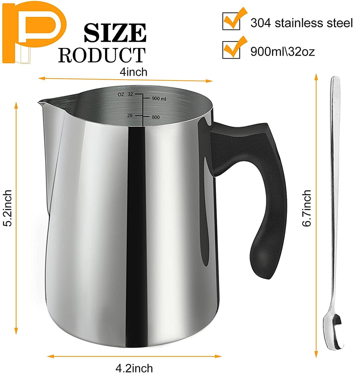 BBAXI Candle Making Pouring Pot with Electric Hot Plate for Melting Wax, Candle Wax Melting Pot with Heat-Resistant Handle and Long Stain Spoon, BBAXI