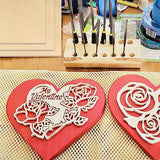 18 PCS 12 Inch Square Basswood Board, Thickness 1/4 Inch (6 mm), Basswood Sheets, balsa Wood Sheet,Plywood Sheets for Laser, CNC Cutting, Wood GNIEMCKIN