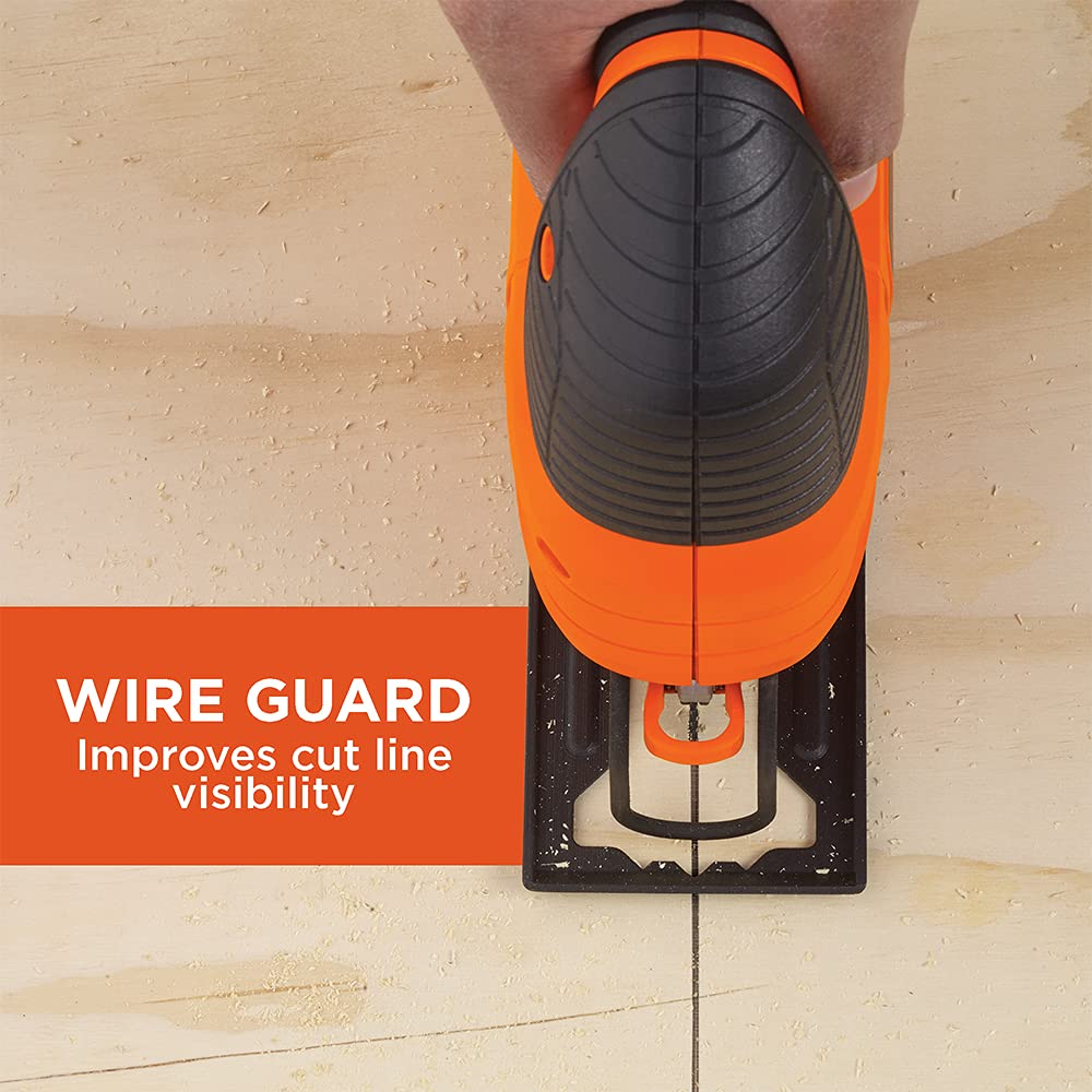 BLACK+DECKER Jig Saw, 4.5 -Amp (BDEJS300C) BLACK+DECKER