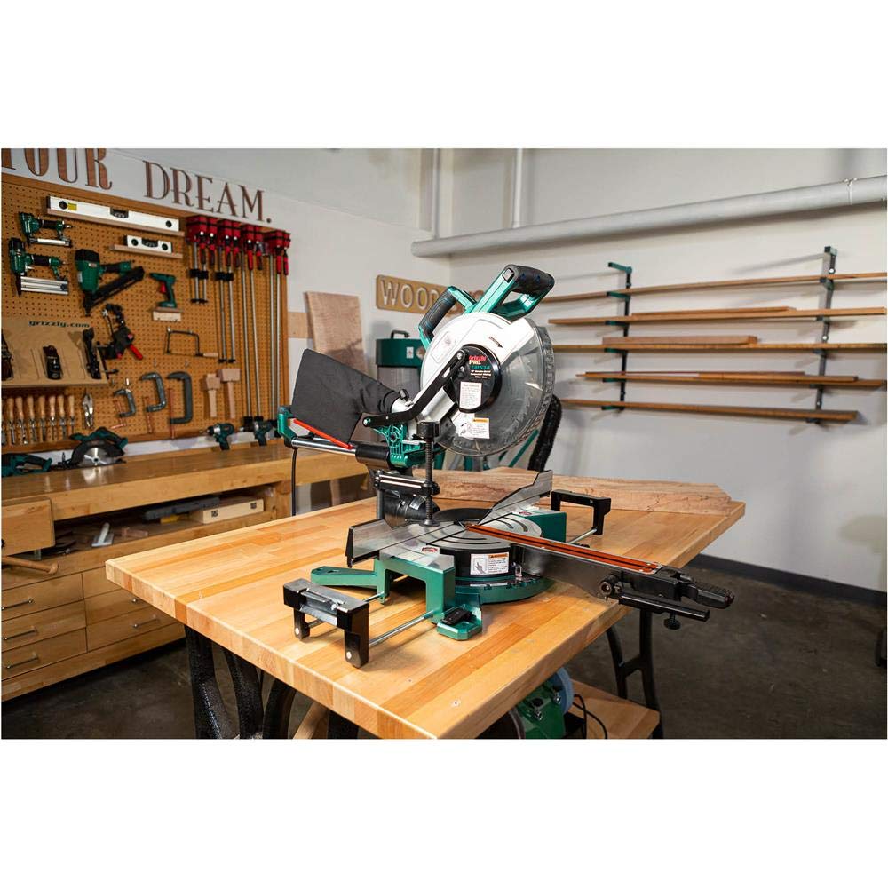 Grizzly PRO T31634-10" Double-Bevel Sliding Compound Miter Saw Grizzly PRO