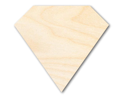 Unfinished Wood Diamond Shape | DIY Craft Cutout | Up to 36" 18" / 3/4" - WoodArtSupply