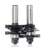 SICWOOD 3pcs Cabinet Door Router Bits Set 1/2 Inch Shank, with Updated C3 Carbide Raised Panel Cabinet Door Making Router Bits, Router Door & Window SICWOOD