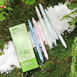 Kaco Eco Friendly Gel Ink Pens 5 Pieces 0.5mm Fine Point Black Ink Pen Set Retractable Office School Supplies Kaco