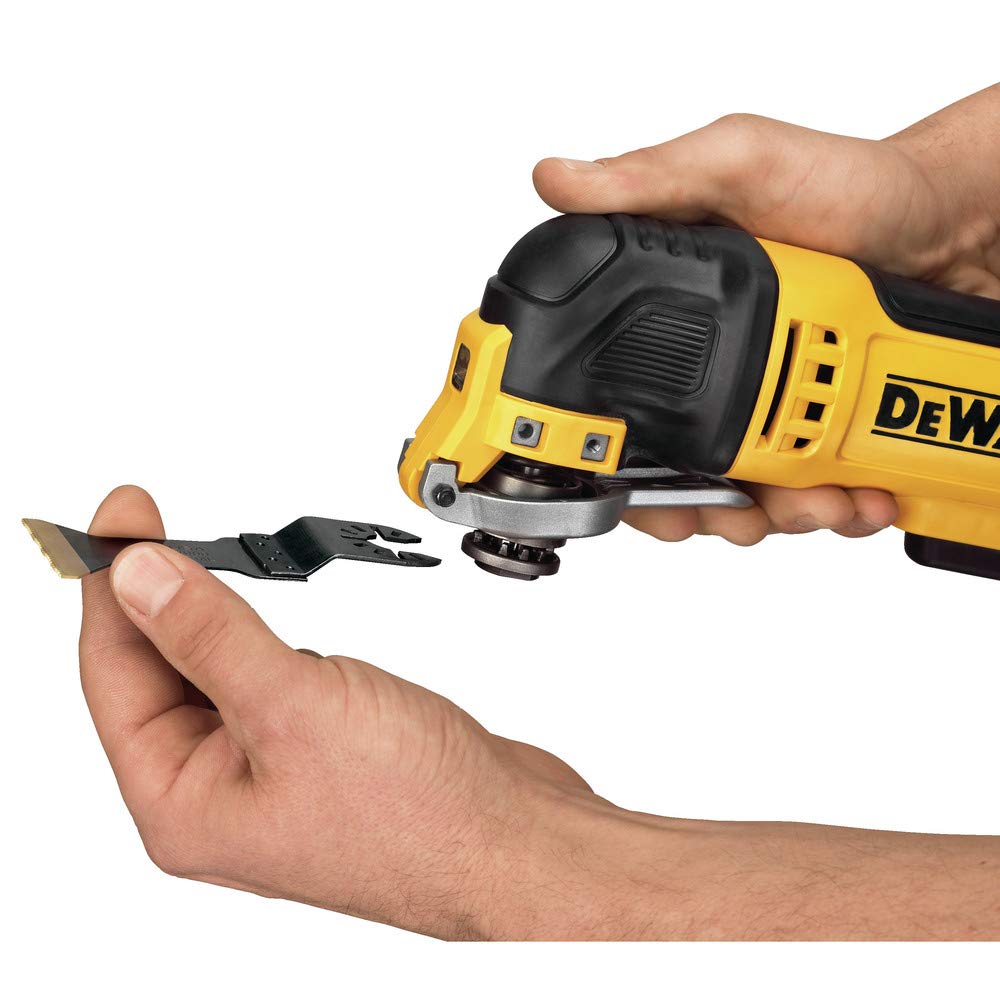 DEWALT Oscillating Tool, 3-Amp, Includes Wood Blades, Sandpaper and Tool Bag, Corded (DWE315K) DEWALT