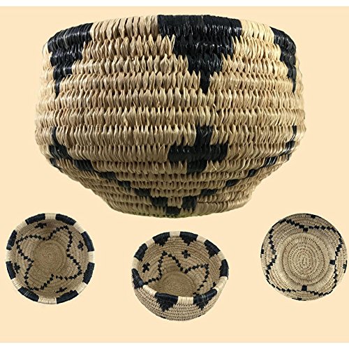 Traditional Coiled Basket Weaving Kit (Makes one 4in. Basket, Expanded Version, Three Rod) - WoodArtSupply