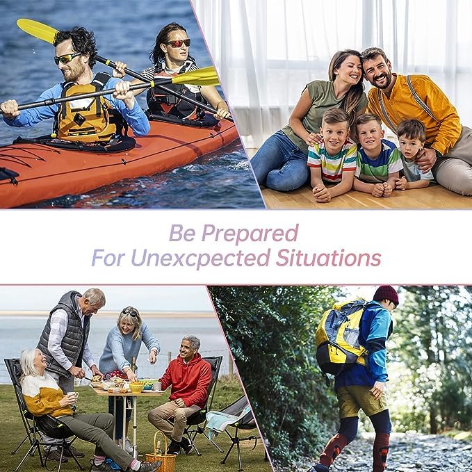 276PCS First Aid Kit Home Car Camping Hiking Emergency Supplies Small Compact Lovely Bag for School Outdoor, Basic Outdoor Essentials Survival Kit AMORNING