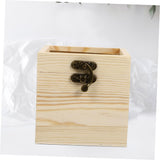 NOLITOY 4 Pcs Wooden Box with Glass Lid Candy Glass Jewelry Keepsake Unfinished Wooden Chest Jewelry Container Necklace Case Glass Container Flowers NOLITOY