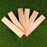 Exceart 10pcs Rectangle Wood Boards Unfinished Wood Boards Sheets Carving Blocks for Arts Craft Painting 4x20cm EXCEART