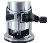 Anesty Compact Router with Trimmer/Fixed Base, Variable Speed Trim Router Palm Router Laminate Trimmer, 1/4" 710W Electric Wood Router Tool Kit with Anesty