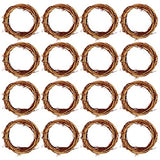 Grapevine Wreath Set, Marrywindix 16 Pieces Natural Vine Branch Wreath Christmas DIY Rattan Wreath Garland for Christmas Holiday Craft Wedding Decor Marrywindix