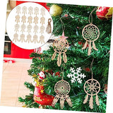 COHEALI 40pcs Wooden Dreamcatcher Arts and Crafts for Kids Dreamcatcher Kit Wood Crafts for Kids DIY Kits Wooden Hanging Ornaments Kit Unfinished COHEALI