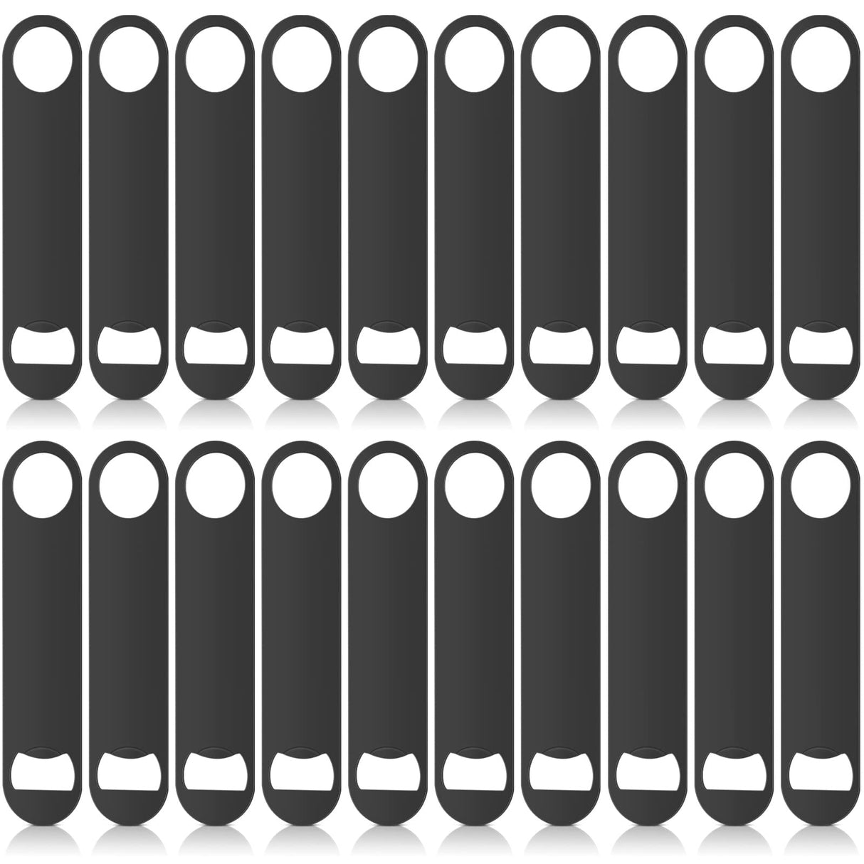Pack of 20 Flat Bottle Opener Stainless Steel Beer Openers Sublimation Bottle Opener Blanks Heavy Duty Bar Funny Bartender Bottle Opener for Men Raiten