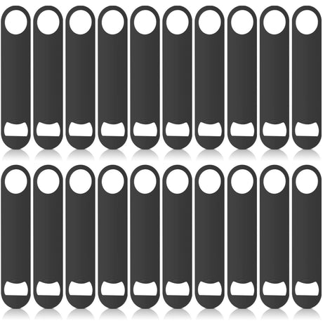 Pack of 20 Flat Bottle Opener Stainless Steel Beer Openers Sublimation Bottle Opener Blanks Heavy Duty Bar Funny Bartender Bottle Opener for Men Raiten
