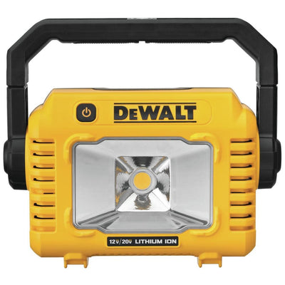 DEWALT 12V/20V MAX LED Work Light, Compact with 360 Degree Rotating Handle, 2000 Lumens of Brightness, Cordless, Bare Tool Only (DCL077B)