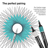 Winsor & Newton ProMarker Brush Set, 6 Count, Mid Tones Winsor & Newton