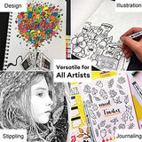 Dyvicl Black Micro-Pen Fineliner Ink Pens, Pigment Liner Multiliner Pens Micro Fine Point Drawing Pens for Sketching, Anime, Manga, Artist Dyvicl