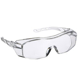 3M Safety Eyeglass Protectors with Scratch Resistant Lens, Clear Safety Glasses with Clear Lens, 1-Pair 3M