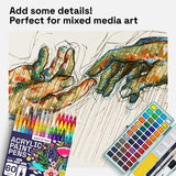 ARTISTRO 60 Acrylic Paint Pens - Extra Fine 0.7mm Paint Markers for Rock Wood Glass Canvas - Acrylic Markers Ideal for DIY Art Projects Scrapbooking ARTISTRO