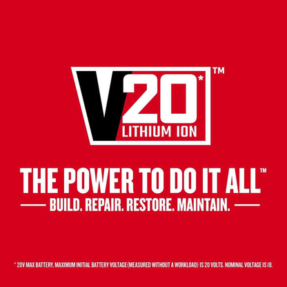 Craftsman V20 Lithium Ion Battery, 2.0-Amp Hour, 2 Pack (CMCB202-2)