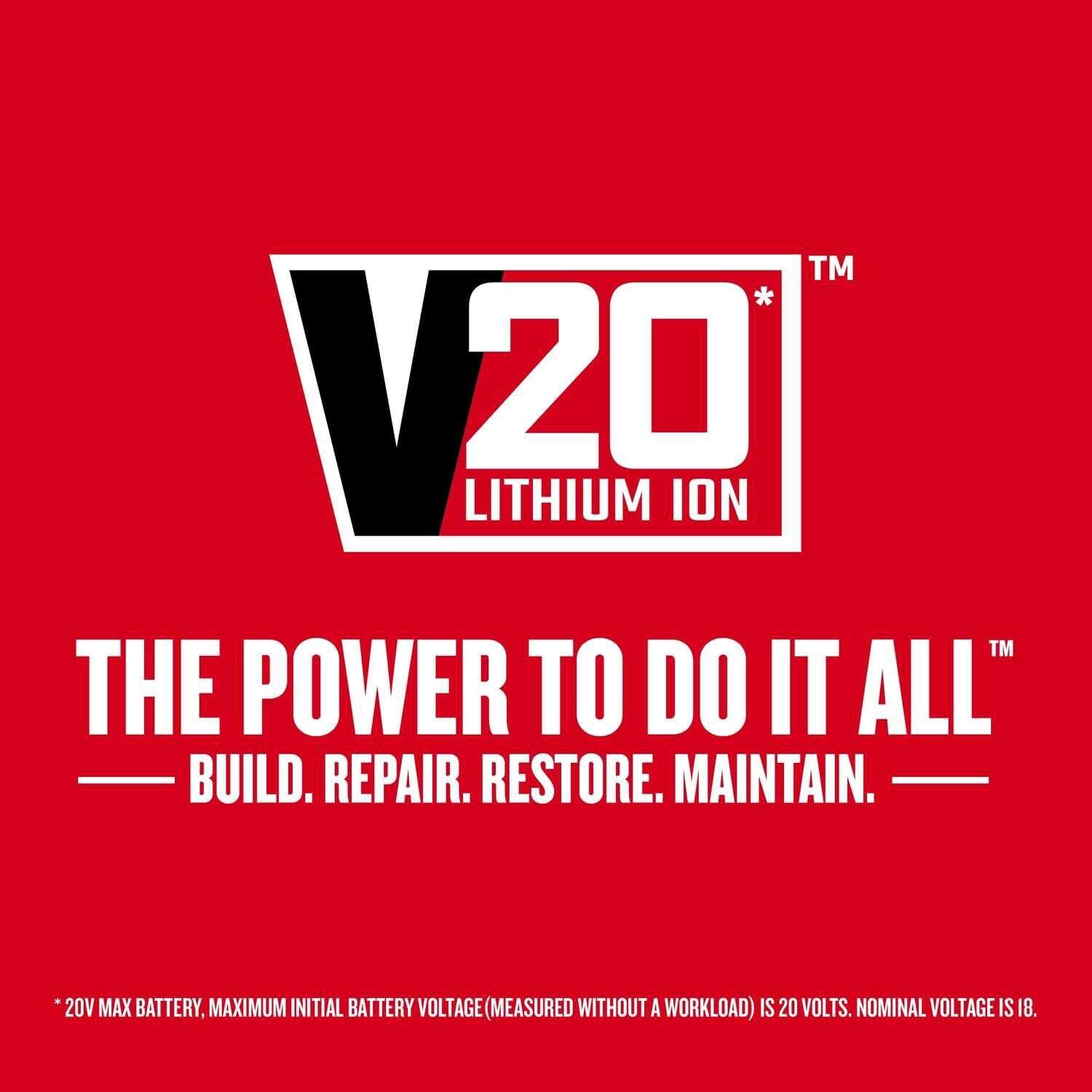 Craftsman V20 Lithium Ion Battery, 2.0-Amp Hour, 2 Pack (CMCB202-2) - WoodArtSupply