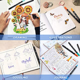 Shuttle Art Dual Tip Brush Pens Art Markers, 30 Colors Dual Tip Calligraphy Pens Fine and Brush Dual Tip Markers Set Perfect for Kids Adult Artist Shuttle Art