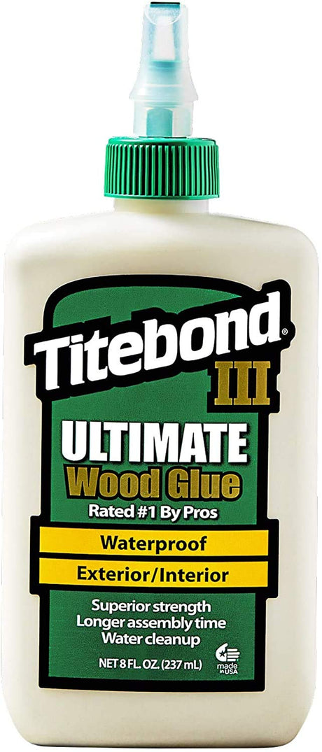 Titebond III Ultimate Wood Glue, 8 Oz (1413) by Titebond Titebond