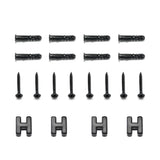 MULSAME Garage Storage Bins With Pegboard, Wall Mounted Parts Rack with 30PCS Bins Organizer, Stackable Garage Plastic Shop Tool, Garage Organizers MULSAME