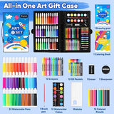 iBayam Art Supplies, 149-Pack Drawing Kit Painting Art Set Art Kits Gifts Box, Arts and Crafts for Kids Girls Boys, with Coloring Book, Crayons, iBayam