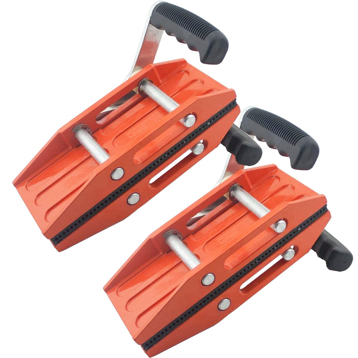 2PCS Carrying Clamps Stone Panel Carriers Heavy Duty Lifing Tools for Granite Stone Quartz Worktops Slabs Marble with Rubber-lined 770lbs Moving E-Found