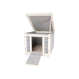 TRIXIE natura Weatherproof Small Outdoor Pet Home, Cat House, Rabbit House, Shelter for Feral Cats or Small Animals TRIXIE