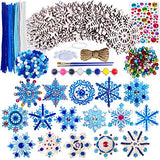 32 Set Christmas Hanging Natural Unfinished Wood Snowflake Cutouts Ornaments Ready-to-Personalize Wood Snowflake Rustic Winter Paintable Wooden Winlyn