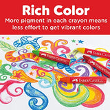 Faber-Castell Beeswax Crayons in Durable Storage Case, 24 Vibrant Colors Faber-Castell