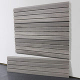 StoreWALL Standard Duty 4' ft. Slatwall Panels (Set of 4 Panels, Covers 16 sq. ft.) (Barnwood Grey) StoreWALL