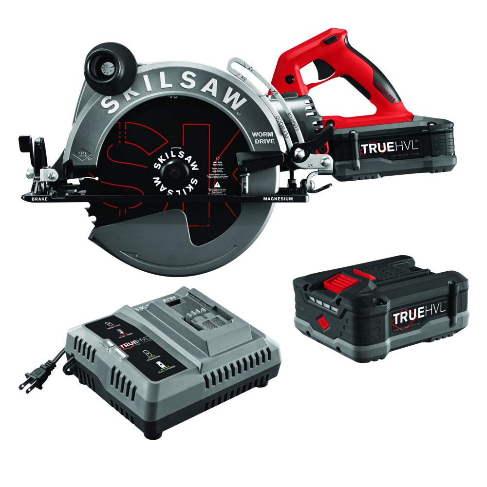 SKIL 10-1/4'' TRUEHVL Cordless Worm Drive Skilsaw Circular Saw Kit with 2 Batteries - SPTH70M-21 SKILSAW