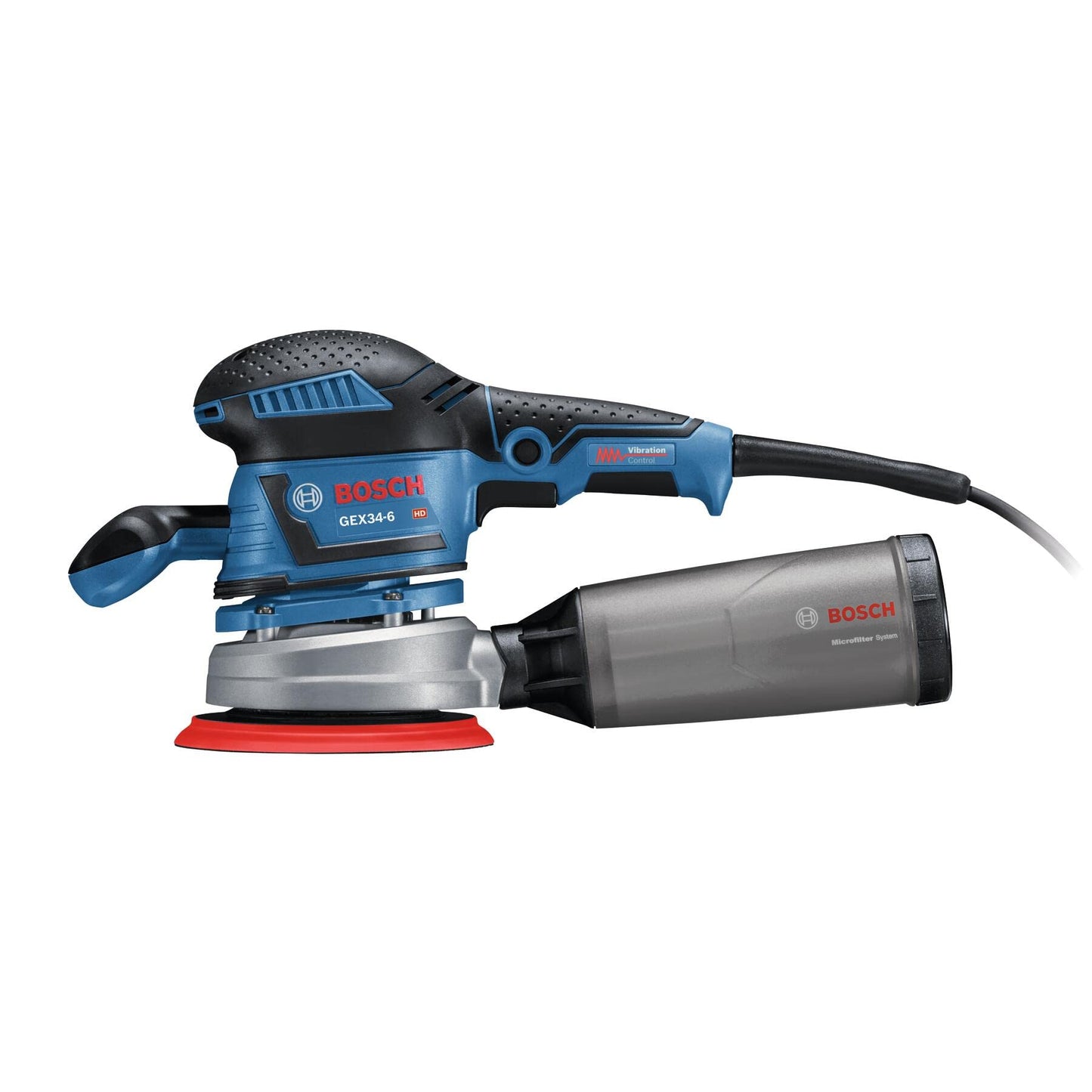 BOSCH GEX34-6N 6 In. Multi-Hole Random Orbit Sander/Polisher - WoodArtSupply