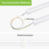 6 Pack LED Shop Light 4FT, T5 Integrated Single Fixture, 22W, 2200lm, 6500K Super Bright White, Linkable Shop Light, Utility Shop Lights, Corded hykolity