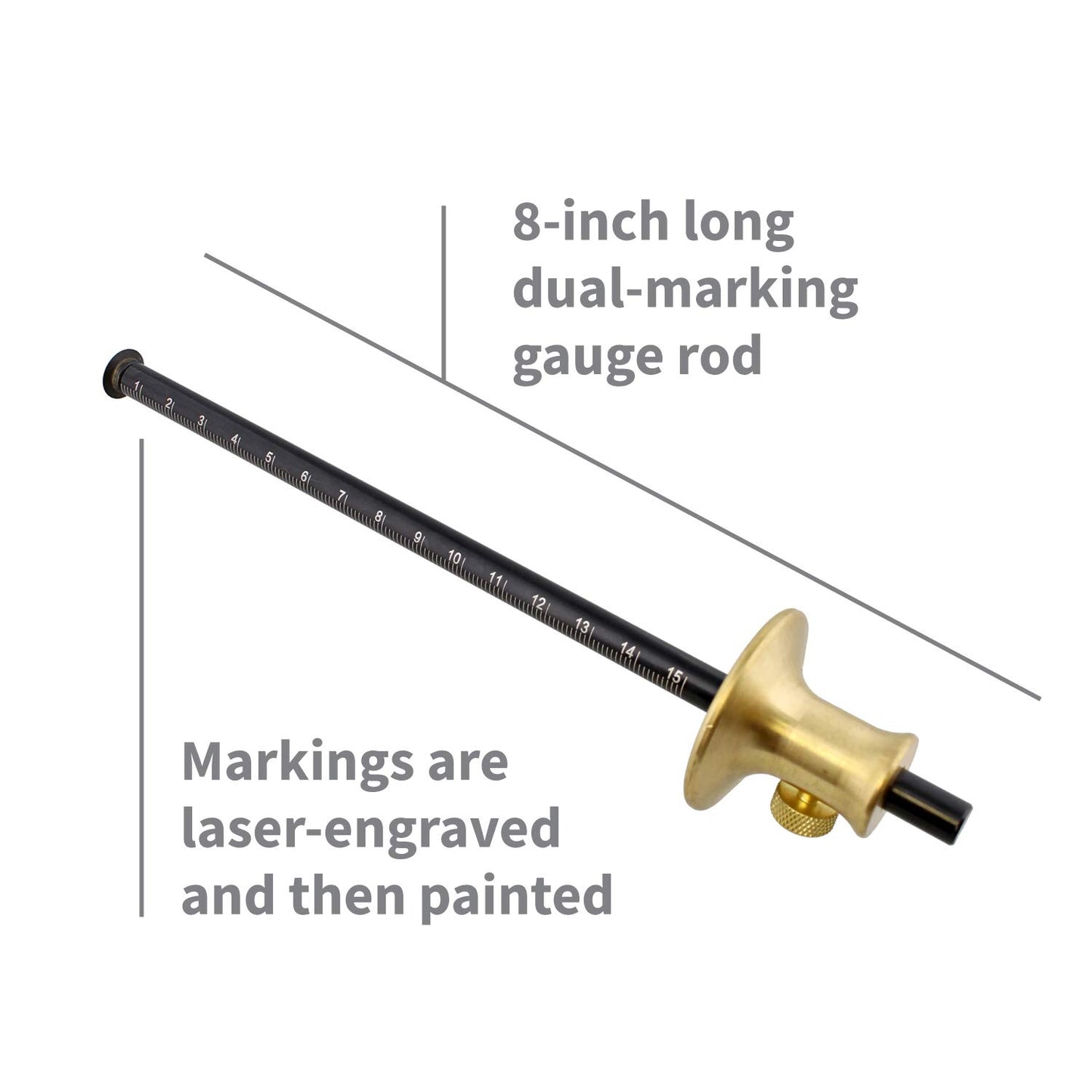 DCT Wood Marking Gauge Woodworking Marking Knife – Dovetail Marker Wood Scribe Woodworking Marking Gauge Marking Tool - WoodArtSupply