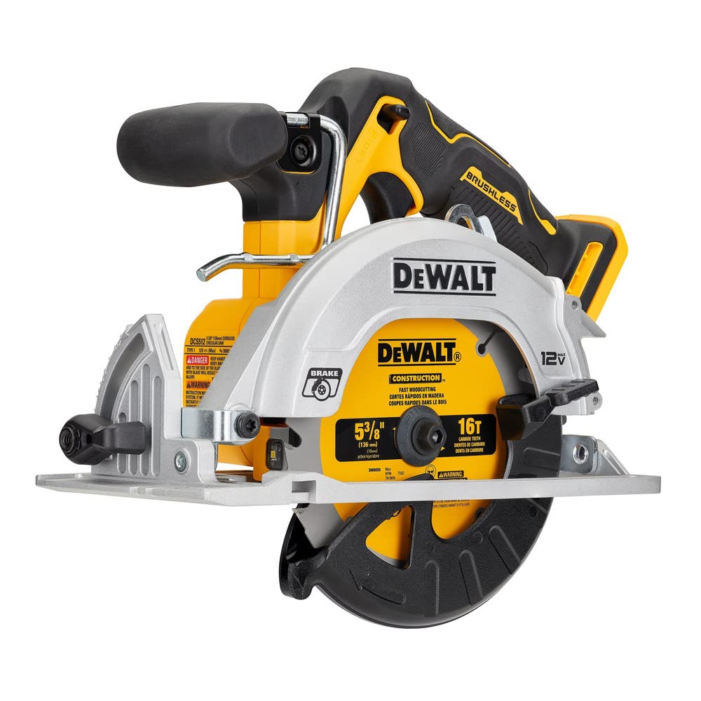 DEWALT DCS512J1 XTREME™ 12V MAX* 5-3/8 in. Brushless Cordless Circular Saw Kit DEWALT