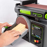 Genesis 4.3 Amp 4 in. x 36 in. Belt 6 in. Disc Combination Sander with Cast Iron Base and Miter Gauge GBDS430 Genesis