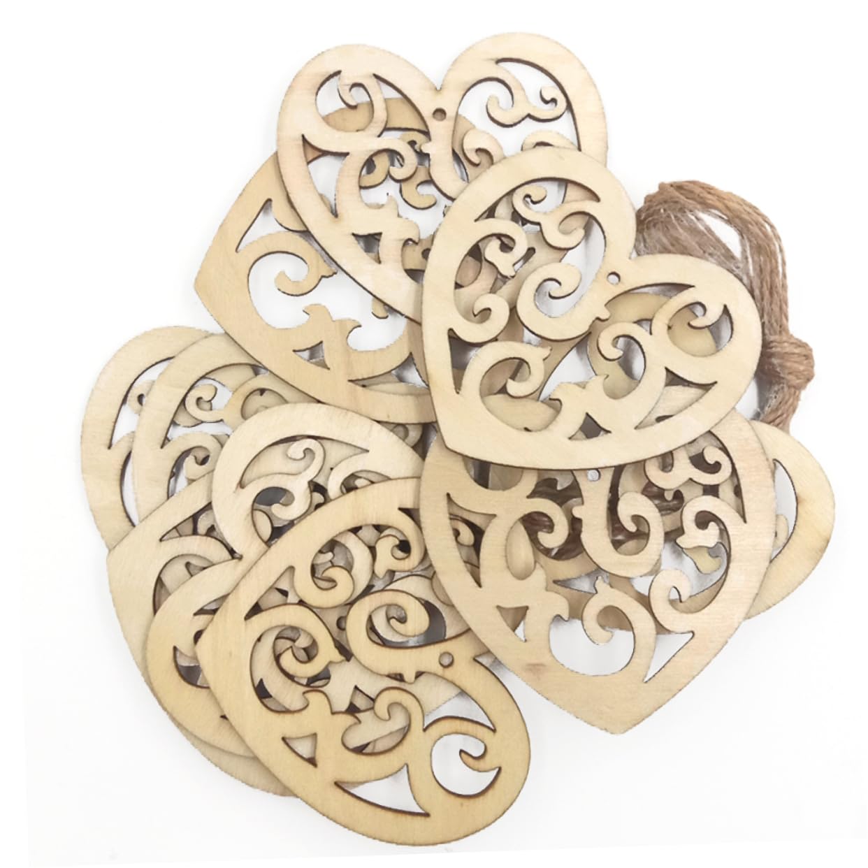 SEWOART Wooden Embellishments Crafts en Wood Log Slices - WoodArtSupply