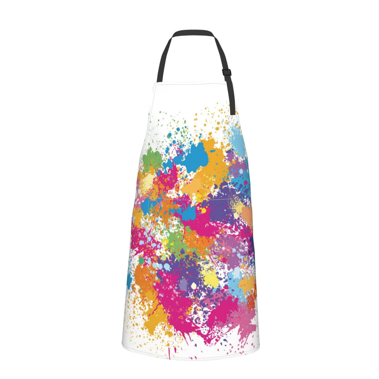 SHAPTOY Painting Artist Apron with 2 Pockets Waterproof Colorful Art Aprons Gifts for Artists Women Men Girls Painters Adults Teachers White Smock SHAPTOY