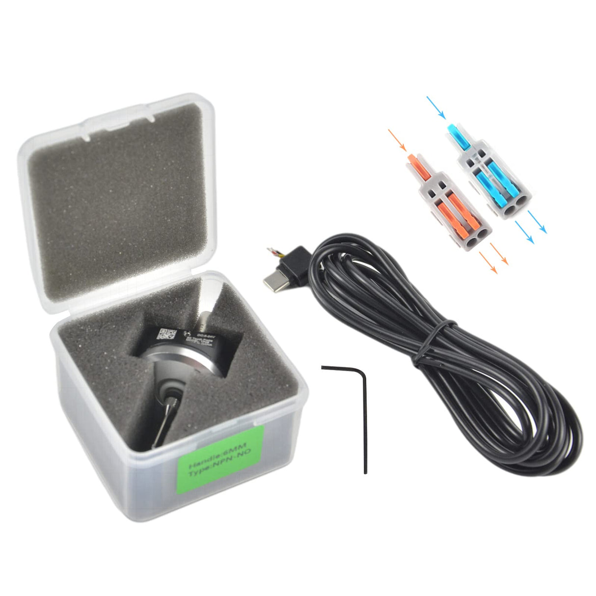 PGFUN CNC 3D Touch Probe Upgraded XYZ Axis Anti-roll Edge Finder Waterproof 3 Coordinate Measuring Sensor Kit with 6mm Shank & 6.5 Ft Cable, PGFUN