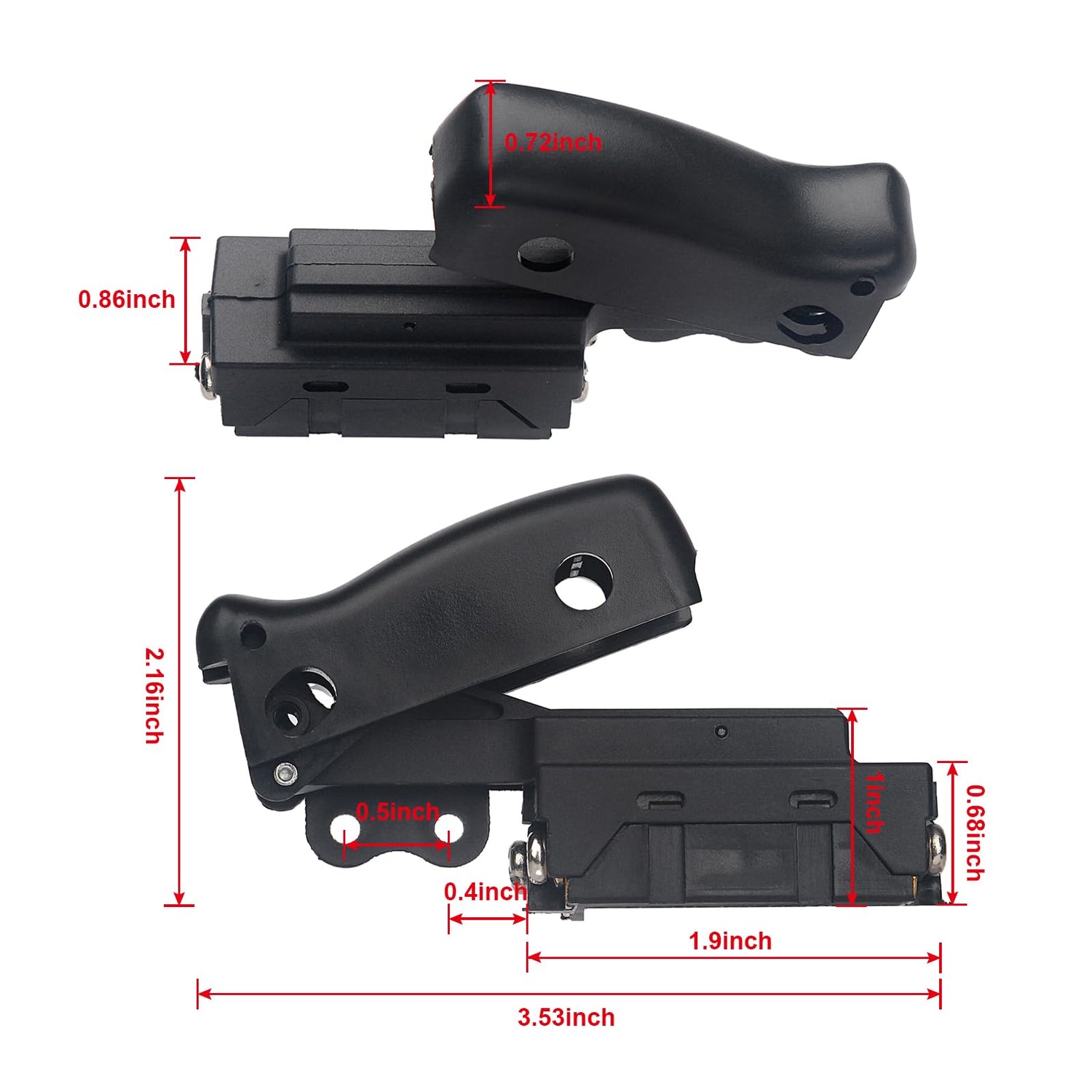 Replacement Part New Miter Saw Trigger Power Switch for Dewalt DW712 DW715 DW716 DW717 DW718 DWS780 GZJoSum
