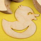 Factory Direct Craft Group of 24 Unfinished Wooden Ducky Cutouts for Craft Activities and Baby Shower Decorating… Factory Direct Craft
