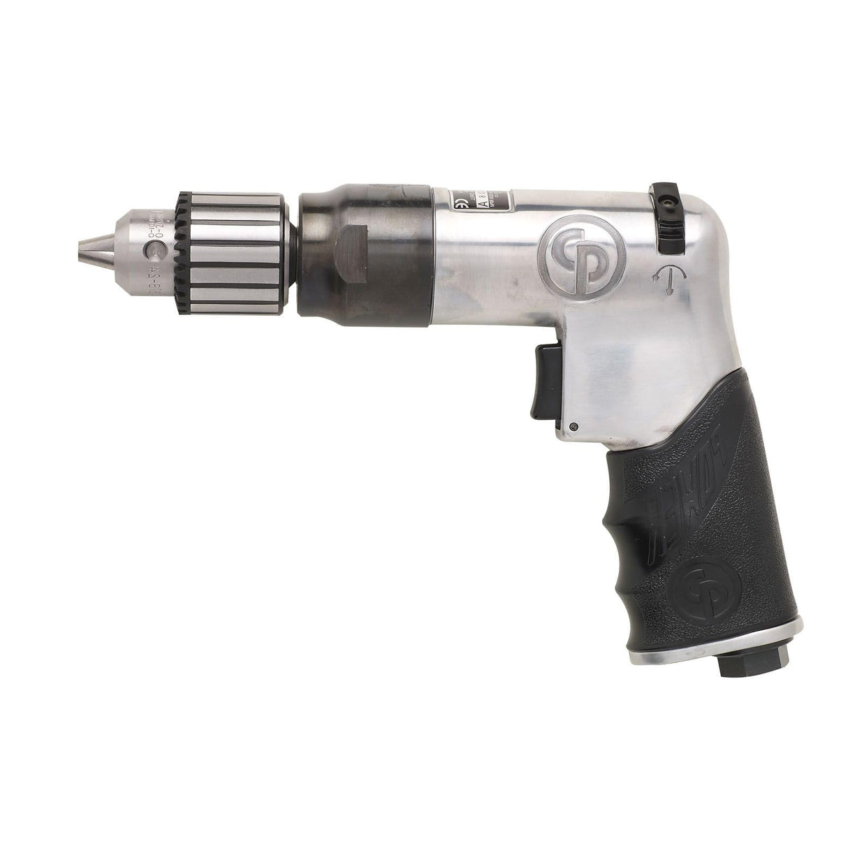 Chicago Pneumatic CP789R-26 - Air Power Drill, General Maintenance, 3/8 Inch (10mm), Reversible, Keyed Chuck, Aluminum Housing, Pistol Handle, 0.43 Chicago Pneumatic