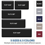 4/5 Inch Thick Kitchen Mat - Cushioned Anti Fatigue Mats for Kitchen Floor - Easy to Clean, Waterproof, Non-Slip Kitchen Rug for Sink, Office, StepLively